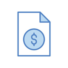 Investment Sheet vector icon