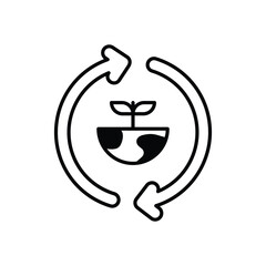 Restoration  icon vector stock illustration
