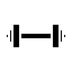 dumbbells solid icon