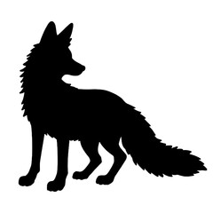 Fox Silhouette | Fox Drawing | Fox Illustration