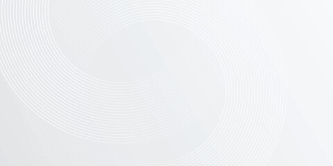 Abstract white glowing geometric lines on gray vector design