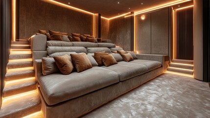 Home theater inspirations modern for a stylish living room