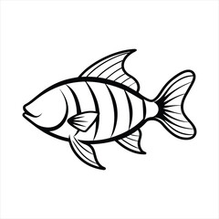 fish silhouette vector