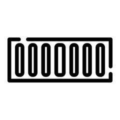 container cut line icon