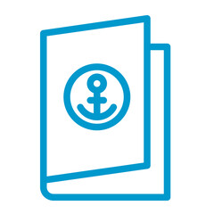 maritime guide color icon