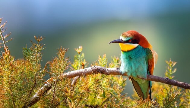 european bee eater merops apiaster