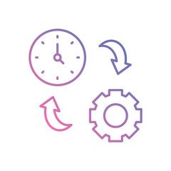 Productivity  icon vector stock illustration