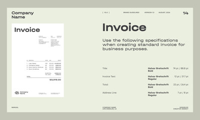 Brand identity guideline template to create visual identity of your company.