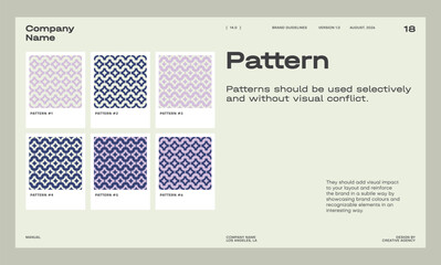Brand identity guideline template to create visual identity of your company.