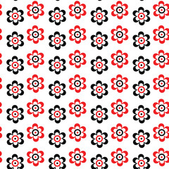 seamless pattern with flowers