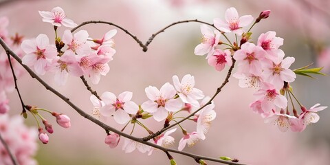Cherry Blossom Heart