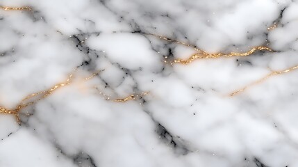 Obraz premium Elegant White Marble with Gold Veins and Specks