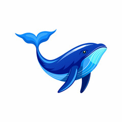 Fototapeta premium vector illustration of a cartoon shark