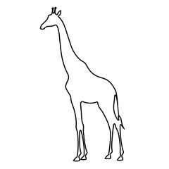 Giraffe Clipart | Giraffe Outline | Giraffe Icon
