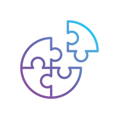 Solution vector icon