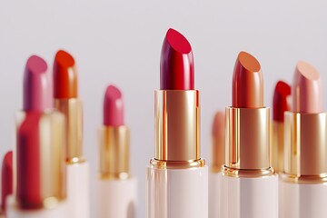 A stunning collection of high-end lipsticks in various shades