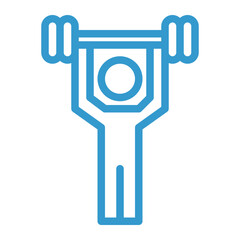 heavy lifting color icon