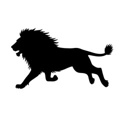Lion Silhouette | Lion Drawing | Lion Illustration