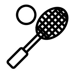 tennis line icon