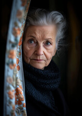 portrait of an old woman