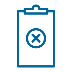 rejection list color icon