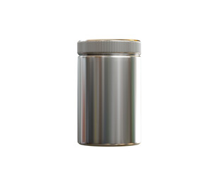 metal lighter isolated on white background