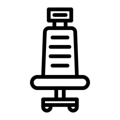 office chair line icon