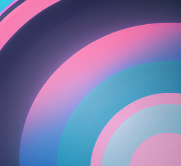Obraz premium Violet design art of abstract illusion of spiral with geometric shapes of pink and violet lines.Radial motion blur background.Long time exposure.Concept of cyber highway,hyperspace.generative ai
