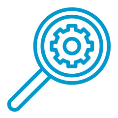 looking for management color icon