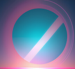 Violet design art of abstract illusion of spiral with geometric shapes of pink and violet lines.Radial motion blur background.Long time exposure.Concept of cyber highway,hyperspace.generative ai