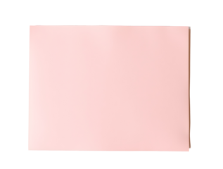 A blank pink note paper