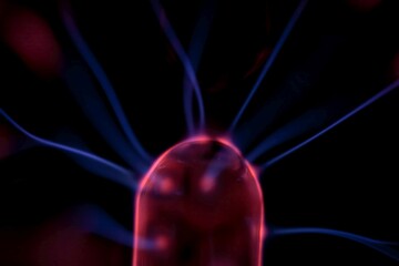 Electrode of a plasma globe