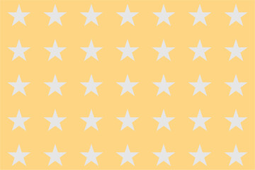 Star motif in orange color backround