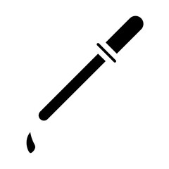 drop pipette solid icon