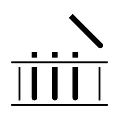 lab samples solid icon