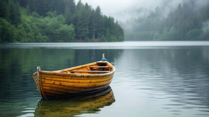 boat on lake
