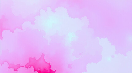 Fototapeta premium Pink and purple watercolor background creating a soft, dreamy atmosphere