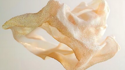 there is a close up of a piece of cloth on a table
