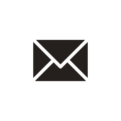 Mail icon, envelope, message symbol isolated on transparent background, email PNG