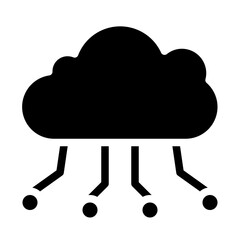 cloud share solid icon