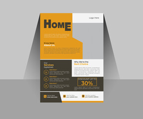 Take your construction business to the next level with this sleek and professional flyer.