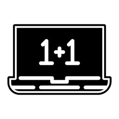 student laptop_1 glyph icon