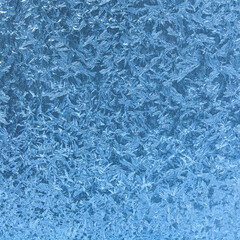 Frost patterns on glass as a background