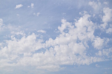 Natural background. Clouds in the sky. A cloudy landscape.