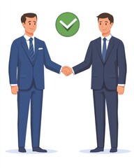 Business Deal: Successful Handshake