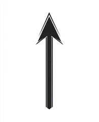 Simple Upward Arrow Graphic Design