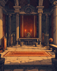 Fototapeta premium Ancient Roman Gladiator Preparation Chamber
