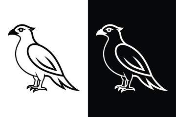 Osprey Silhouette Vector Perfect for Logos and Branding.