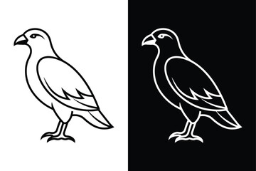 Osprey Silhouette Vector Perfect for Logos and Branding.