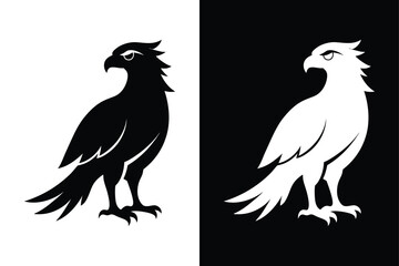 High-Quality Osprey Bird Silhouette Vector for Designers.